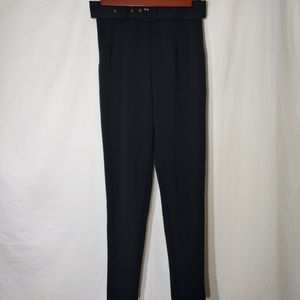 Belted cigarette pants